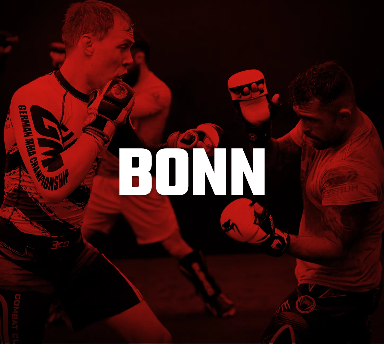 MMA Kämpfer von Combat Club Bonn beim Sparring