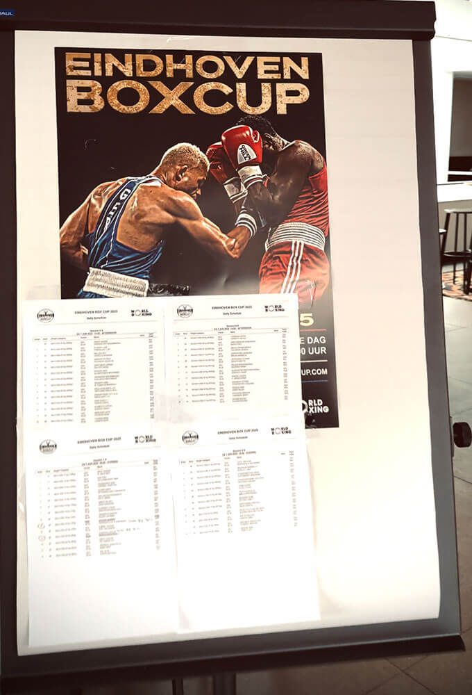 Das Plakat von Eindhoven Box Cup 2025
